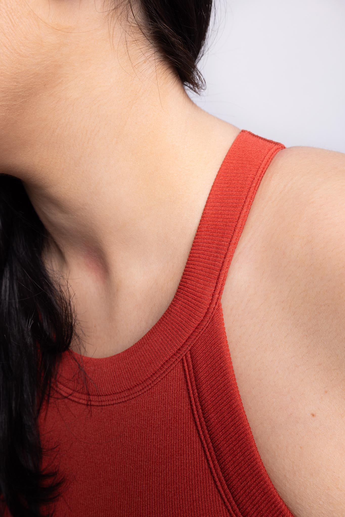 Ribbed Tank top / Bra - Clay Court