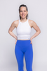 Ribbed Tank top / Bra - White