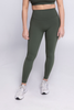 Florine Leggings - Crocodile Green (Hidden Scrunch)