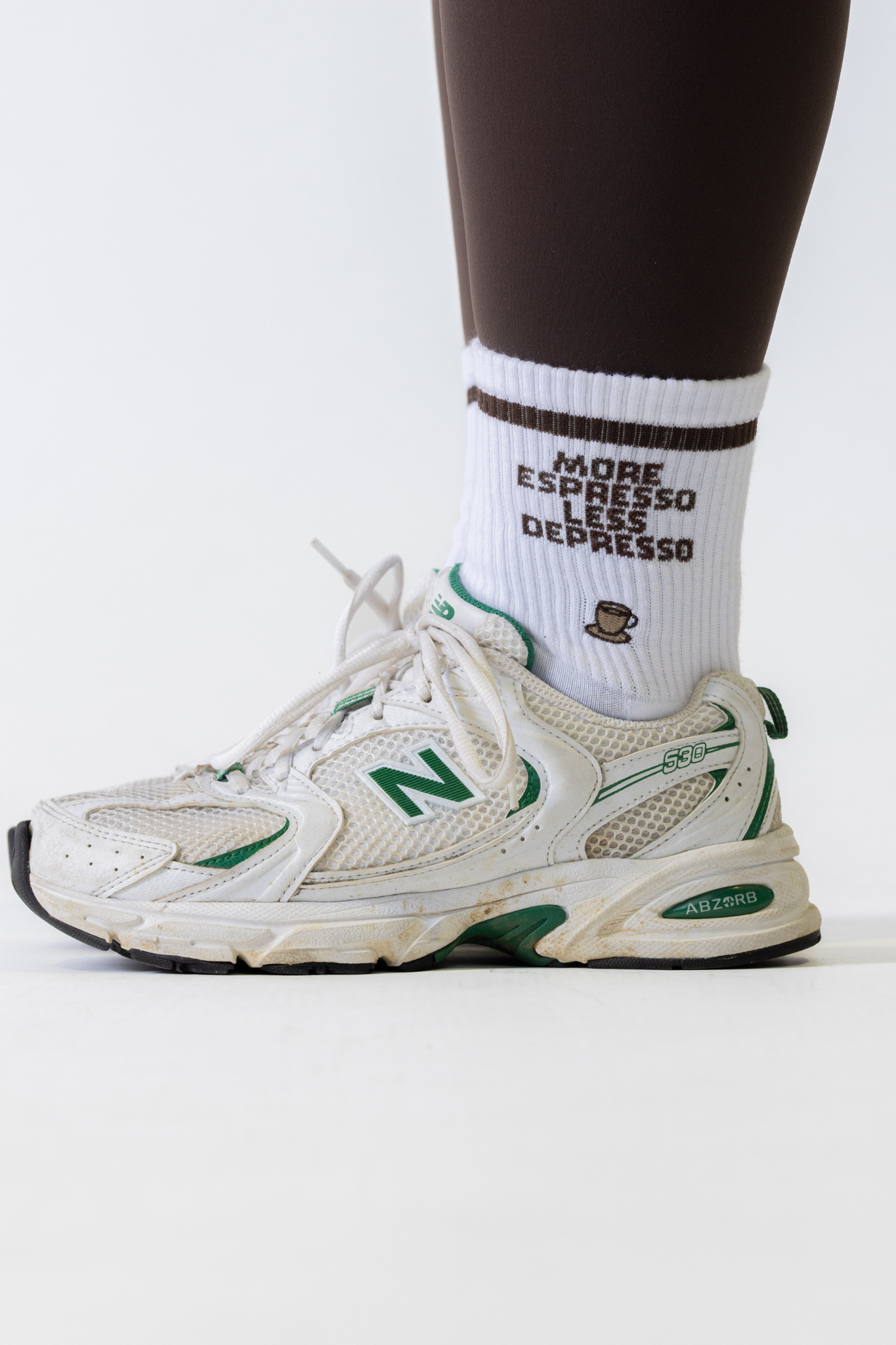 Quarter Socks -  More Espresso