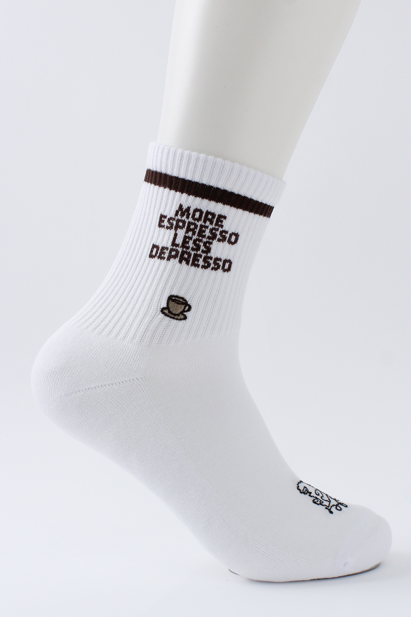 Quarter Socks -  More Espresso