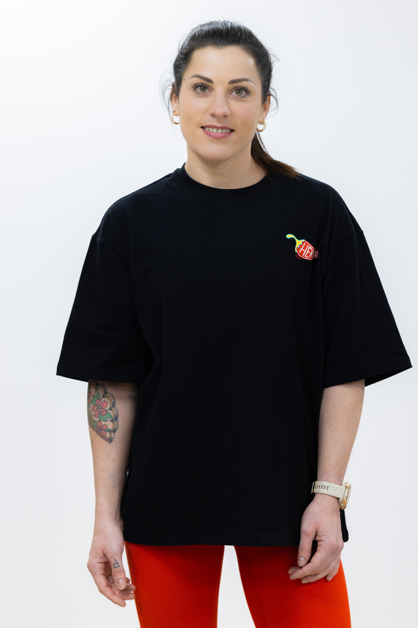 George Oversized T-shirt - Chilli