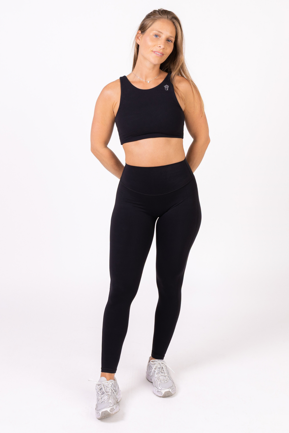 Florine Leggings - Black (Hidden Scunch)