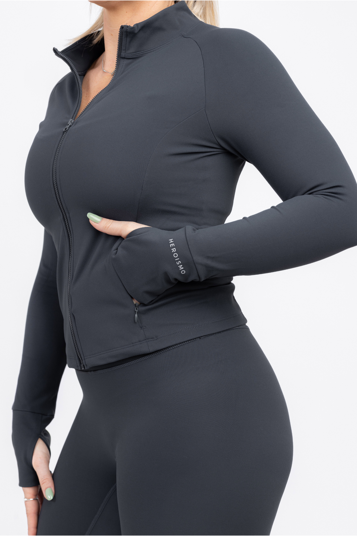 Christelle Jacket - Metal Steel