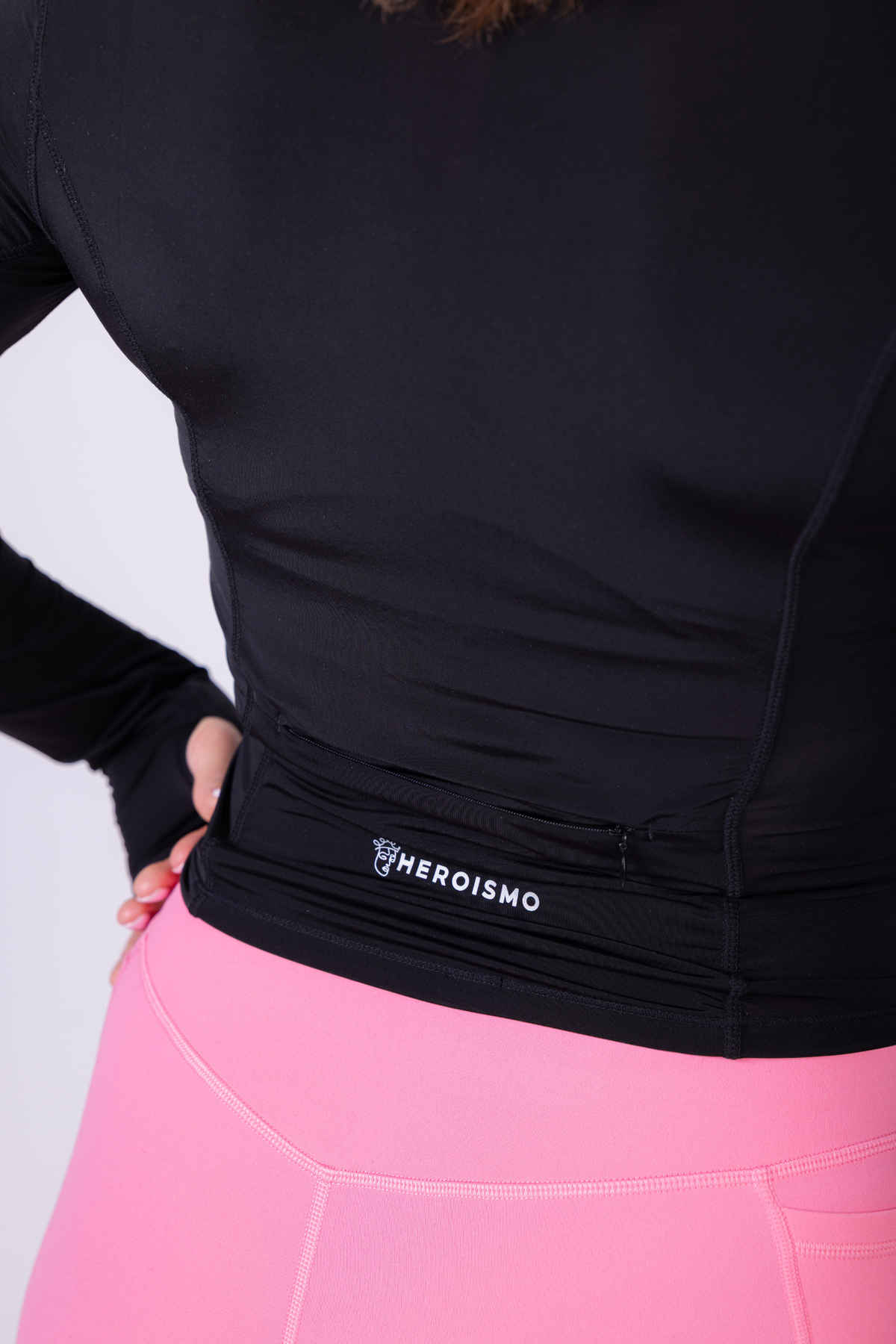 Liv Long Sleeve Mesh - Black