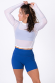 Liv Long Sleeve Mesh - White