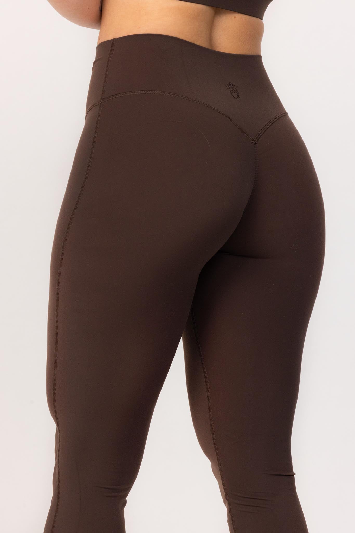 Florine Leggings - Espresso (Hidden Scunch)