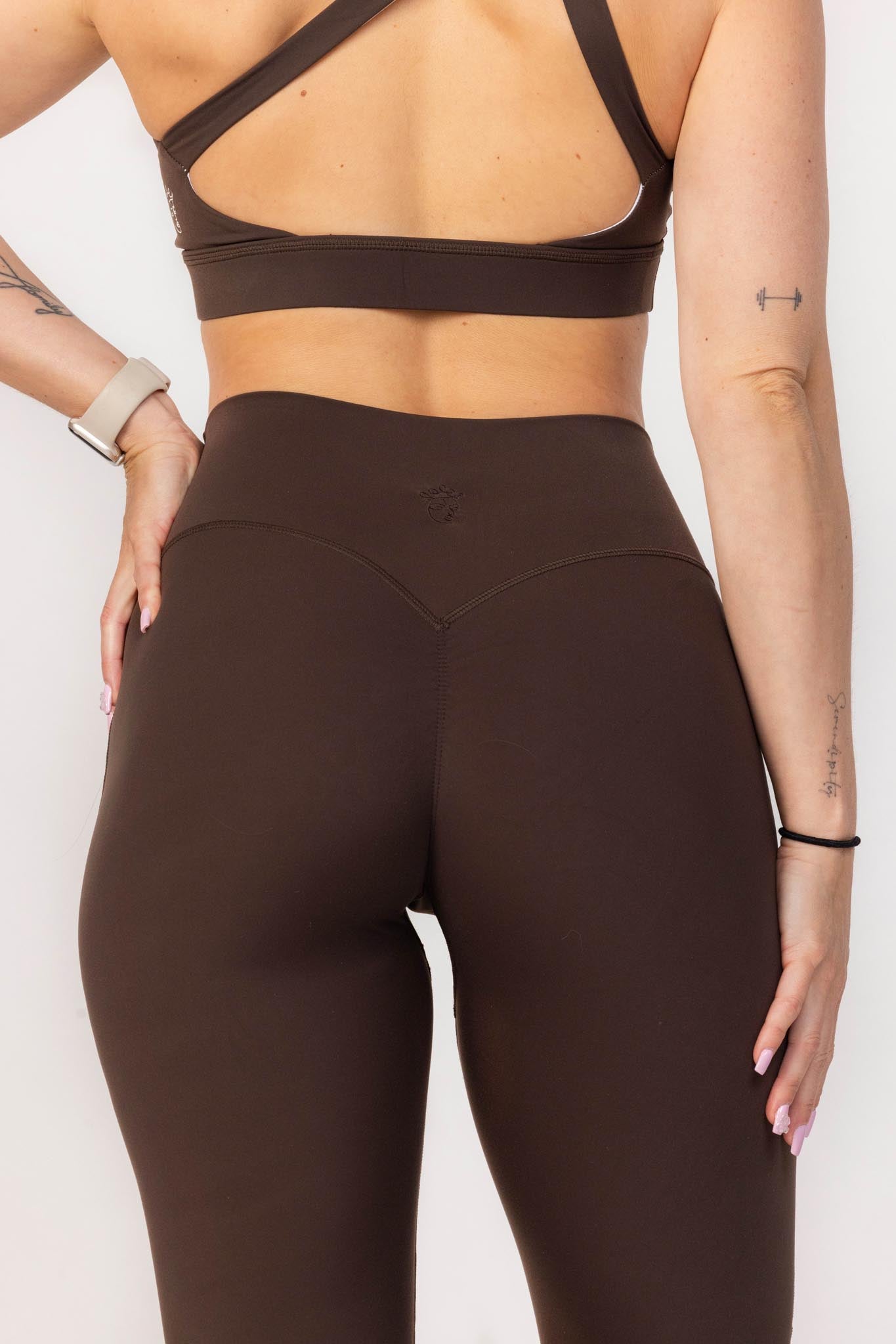 Florine Leggings - Espresso (Hidden Scunch)