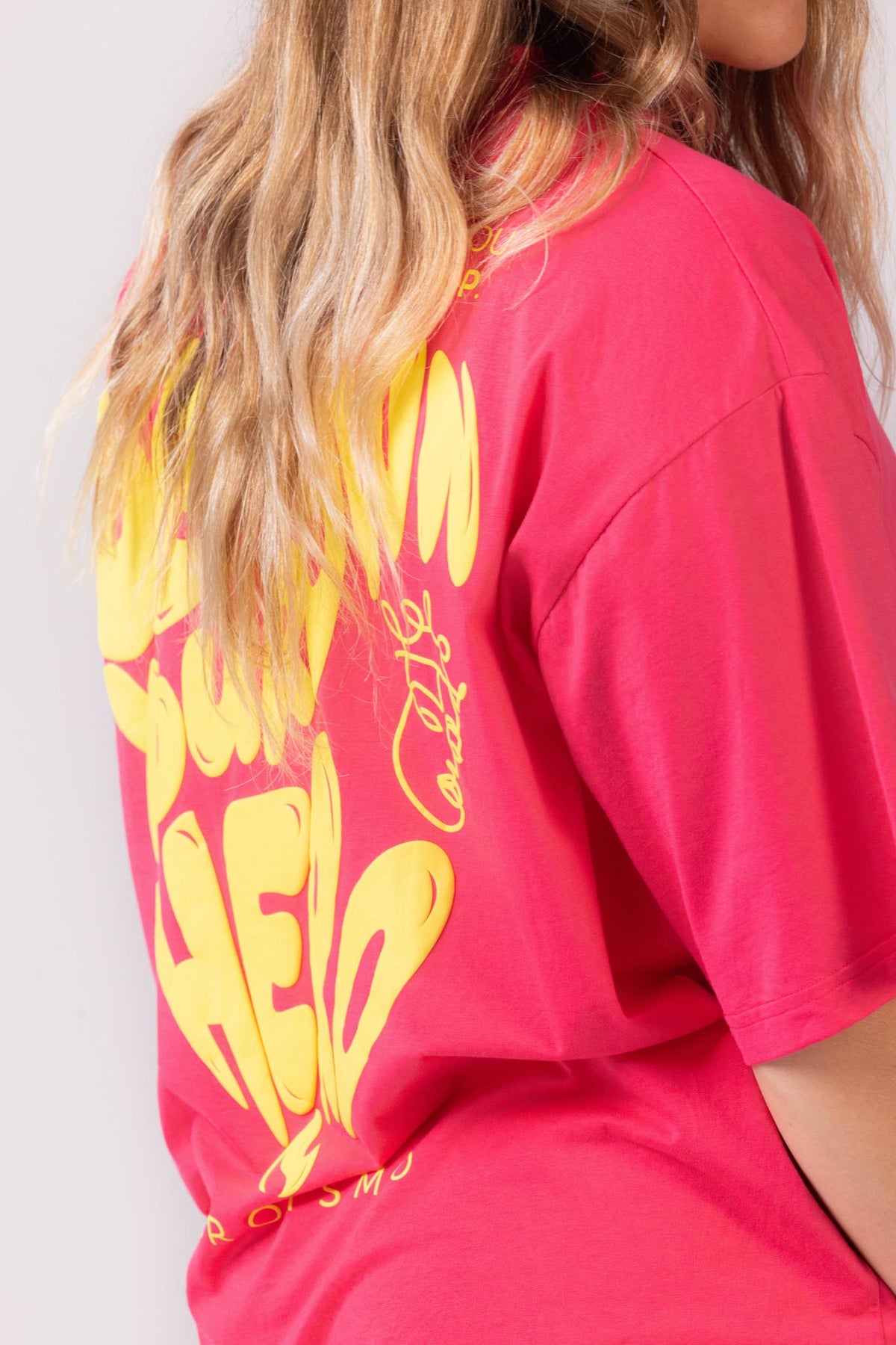 Cruise Oversized T-Shirt - Red pink is the new black