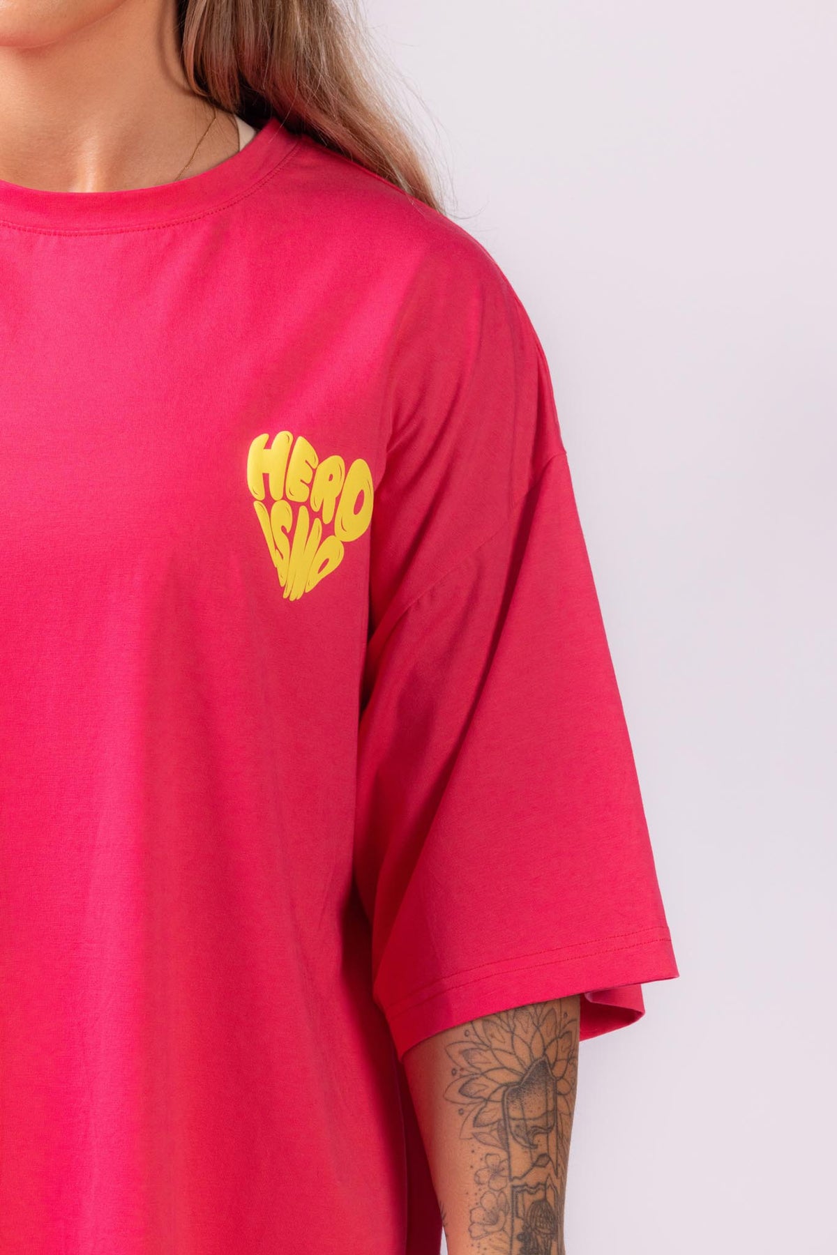 Cruise Oversized T-Shirt - Red pink is the new black
