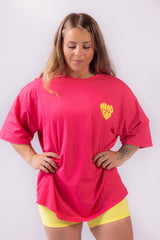 Cruise Oversized T-Shirt - Red pink is the new black