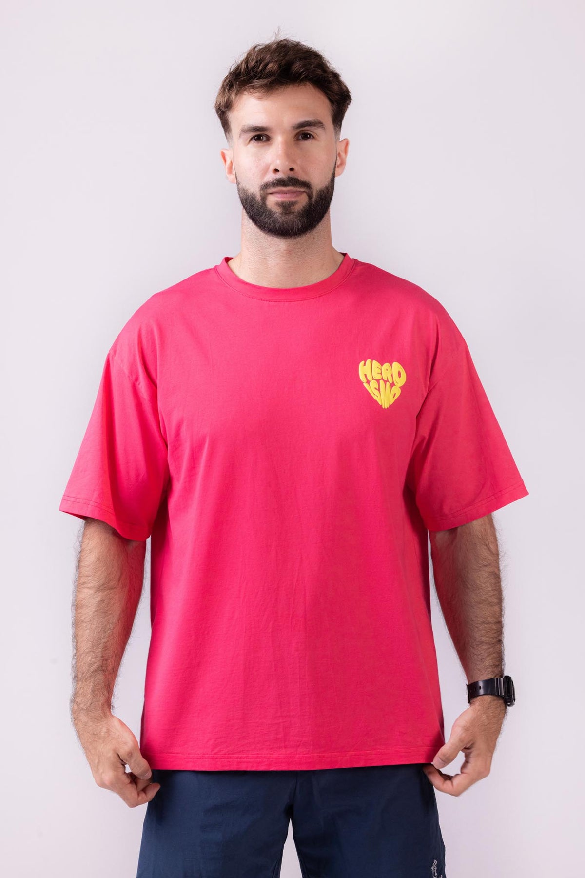 Cruise Oversized T-Shirt - Red pink is the new black