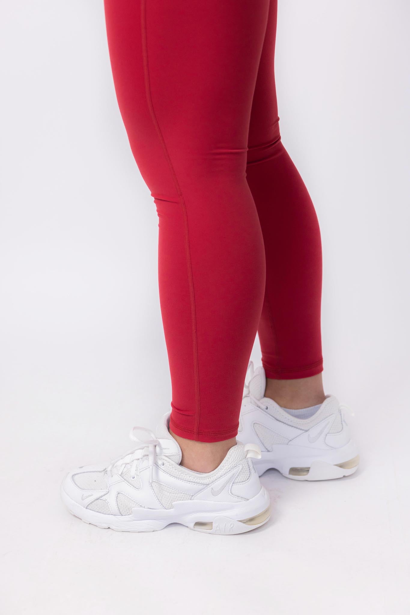 Florine Leggings - Ruby (Hidden Scunch)