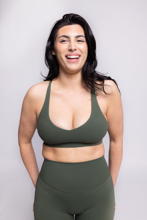 [Final Sale] Lucia Bra - Crocodile Green