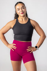 Morgane Ribbed Tank Top - Black