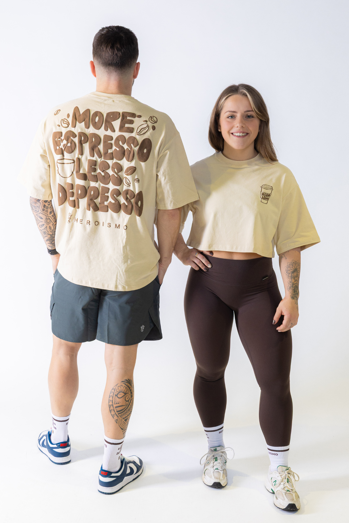 Justine Cropped T-shirt - More Espresso