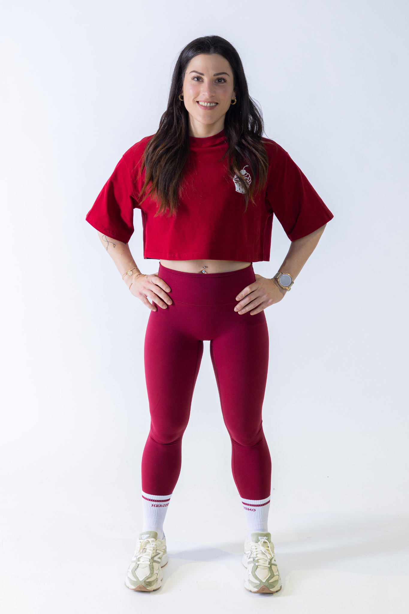 Justine Cropped T-shirt - Cherry Picking