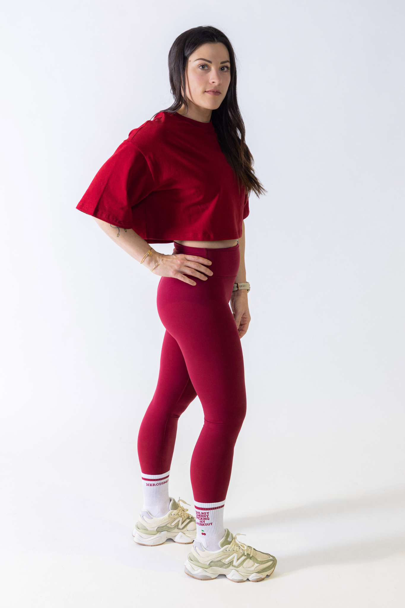 Justine Cropped T-shirt - Cherry Picking