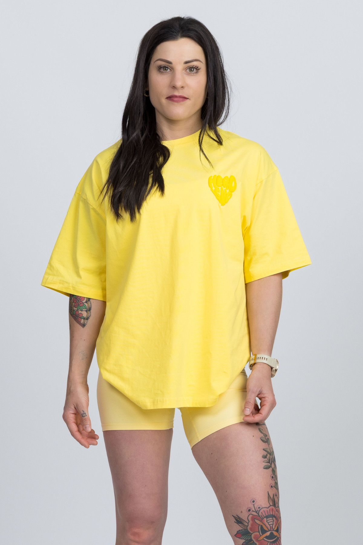 Cruise Oversized T-Shirt - Lemon Yellow