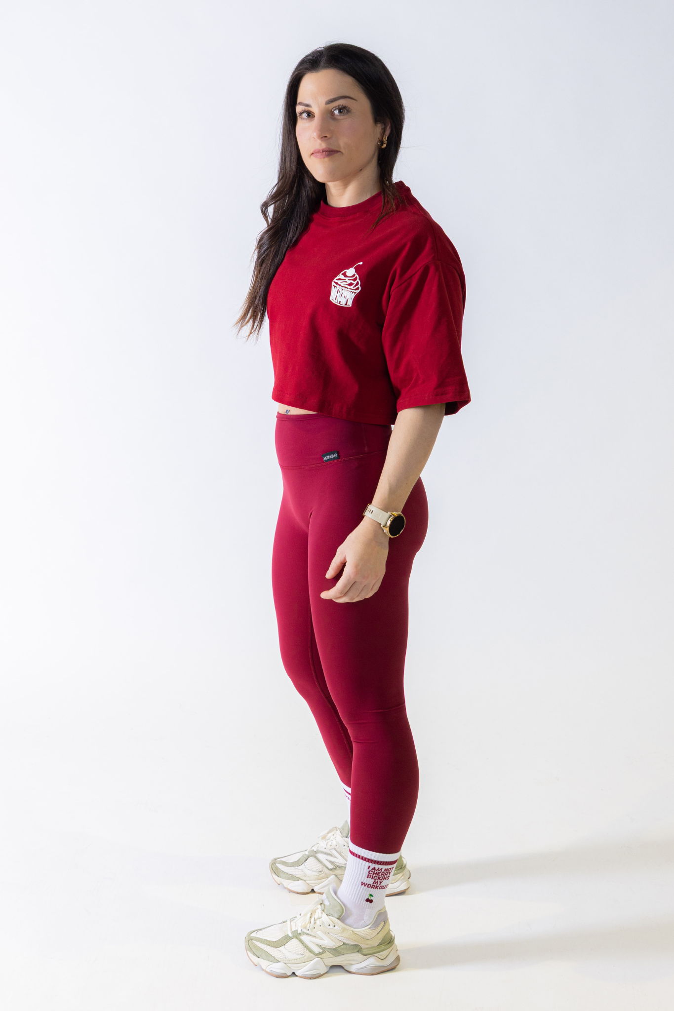 Justine Cropped T-shirt - Cherry Picking