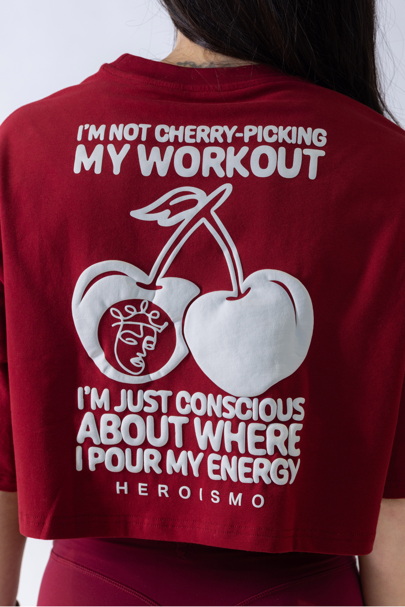 Justine Cropped T-shirt - Cherry Picking