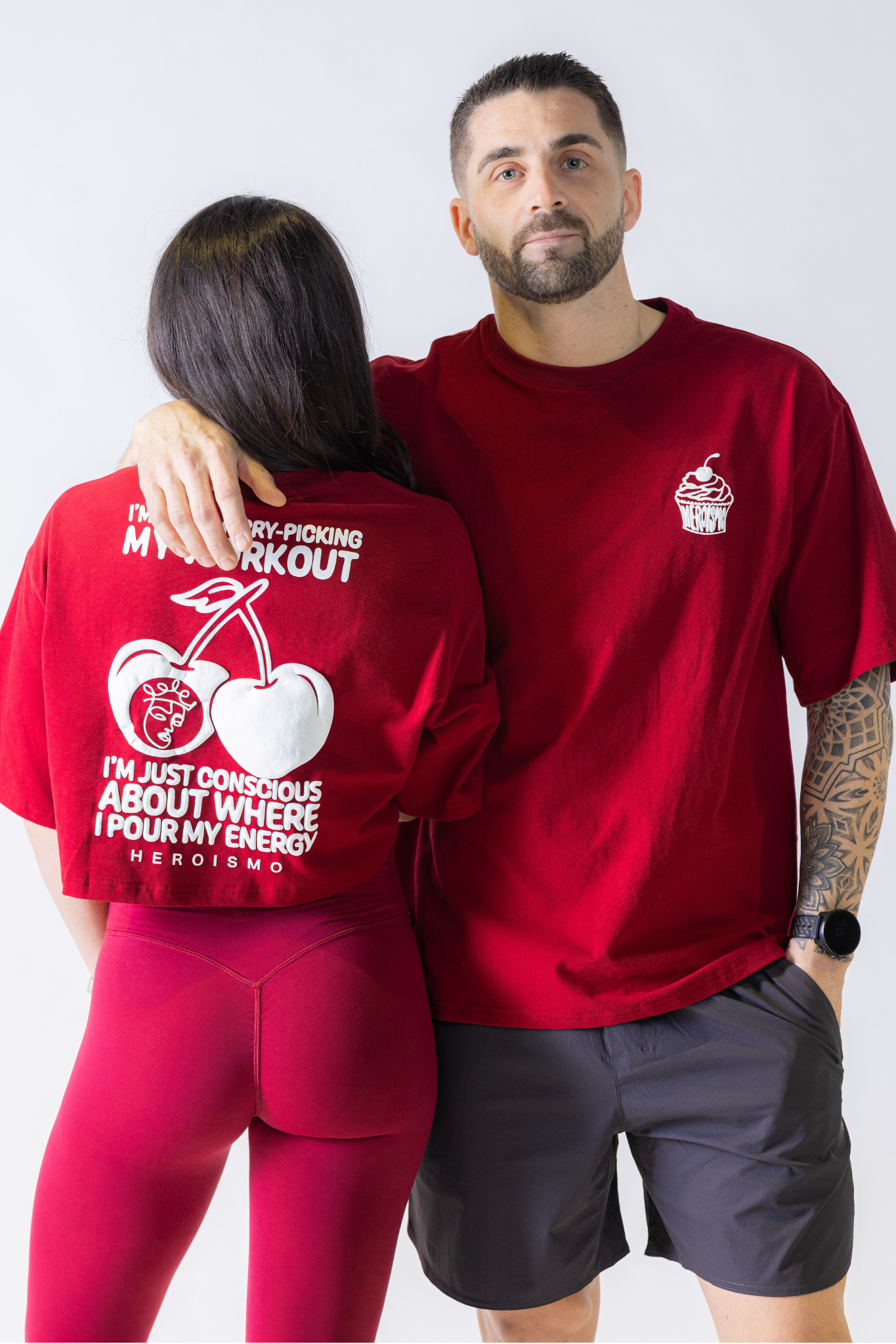 Justine Cropped T-shirt - Cherry Picking