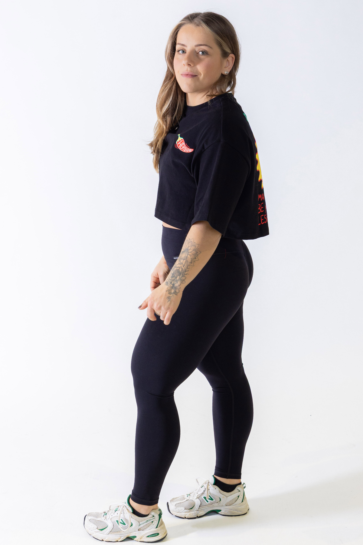 Justine Cropped T-shirt - Chilli