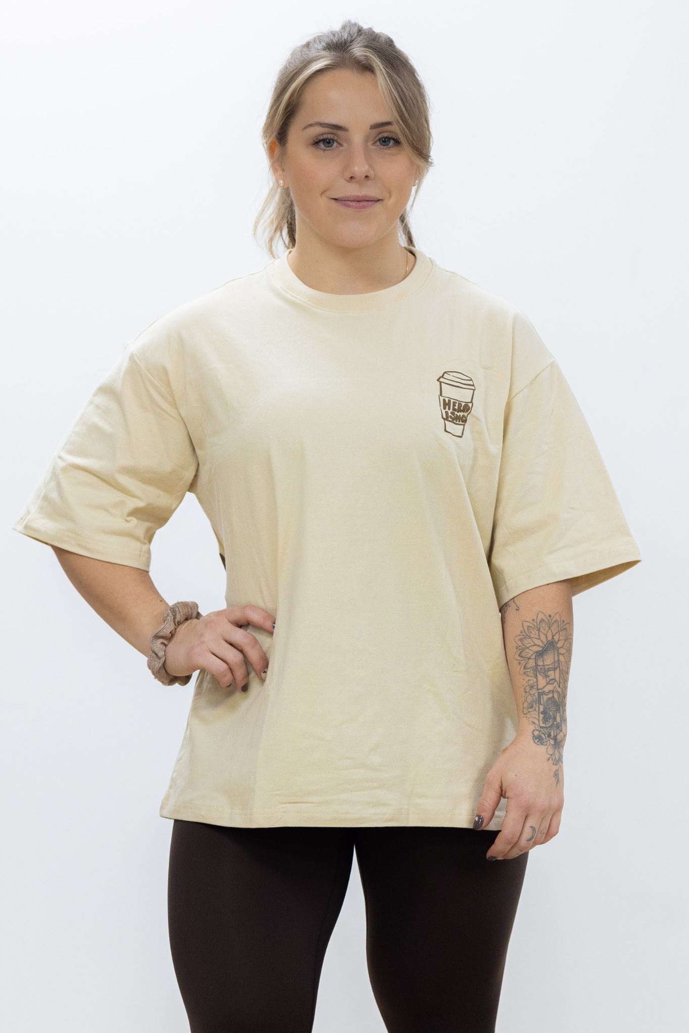 George Oversized T-Shirt – Relaxed Fit Cotton & Spandex Tee