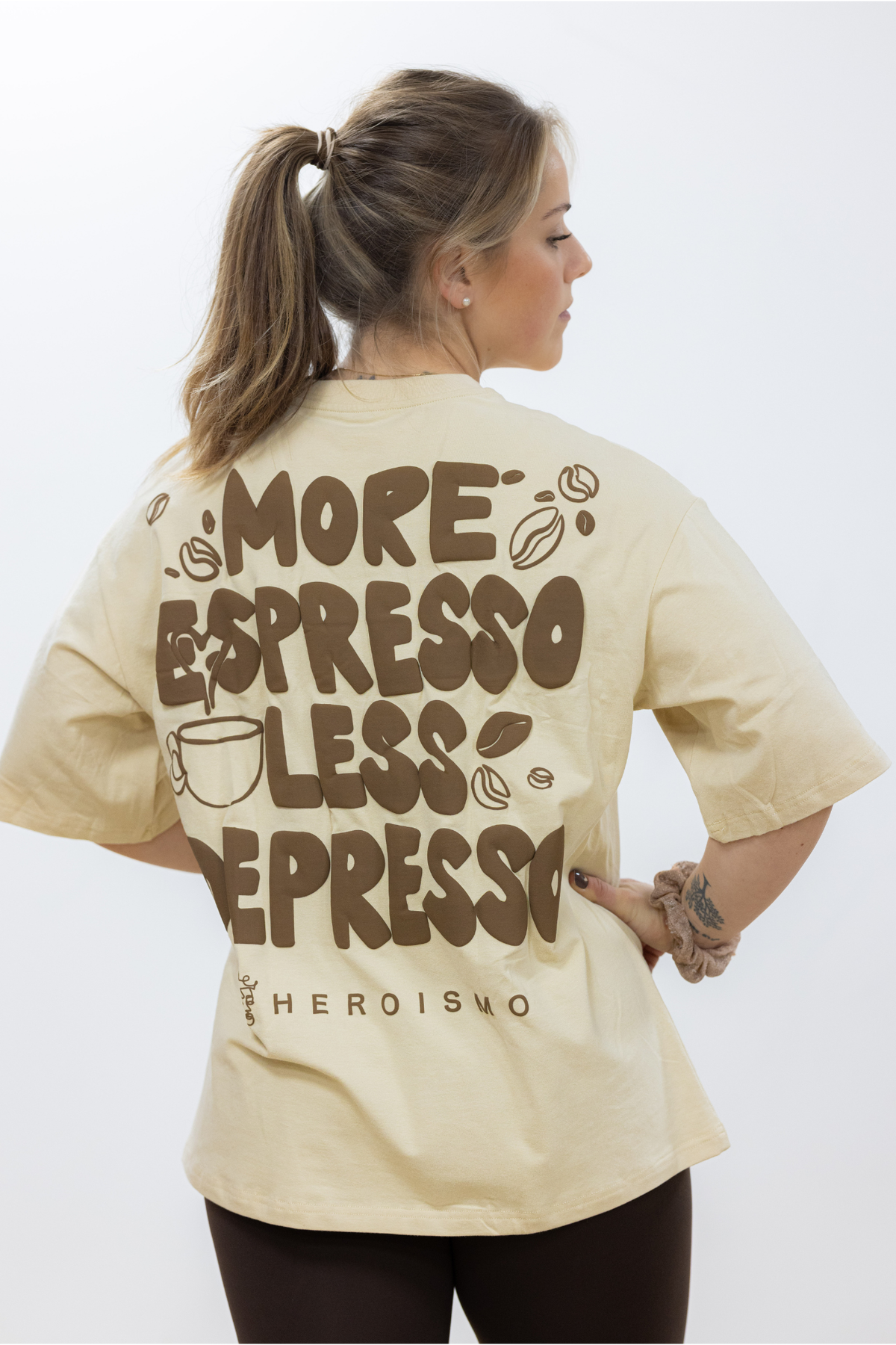 George Oversized T-shirt - More Espresso