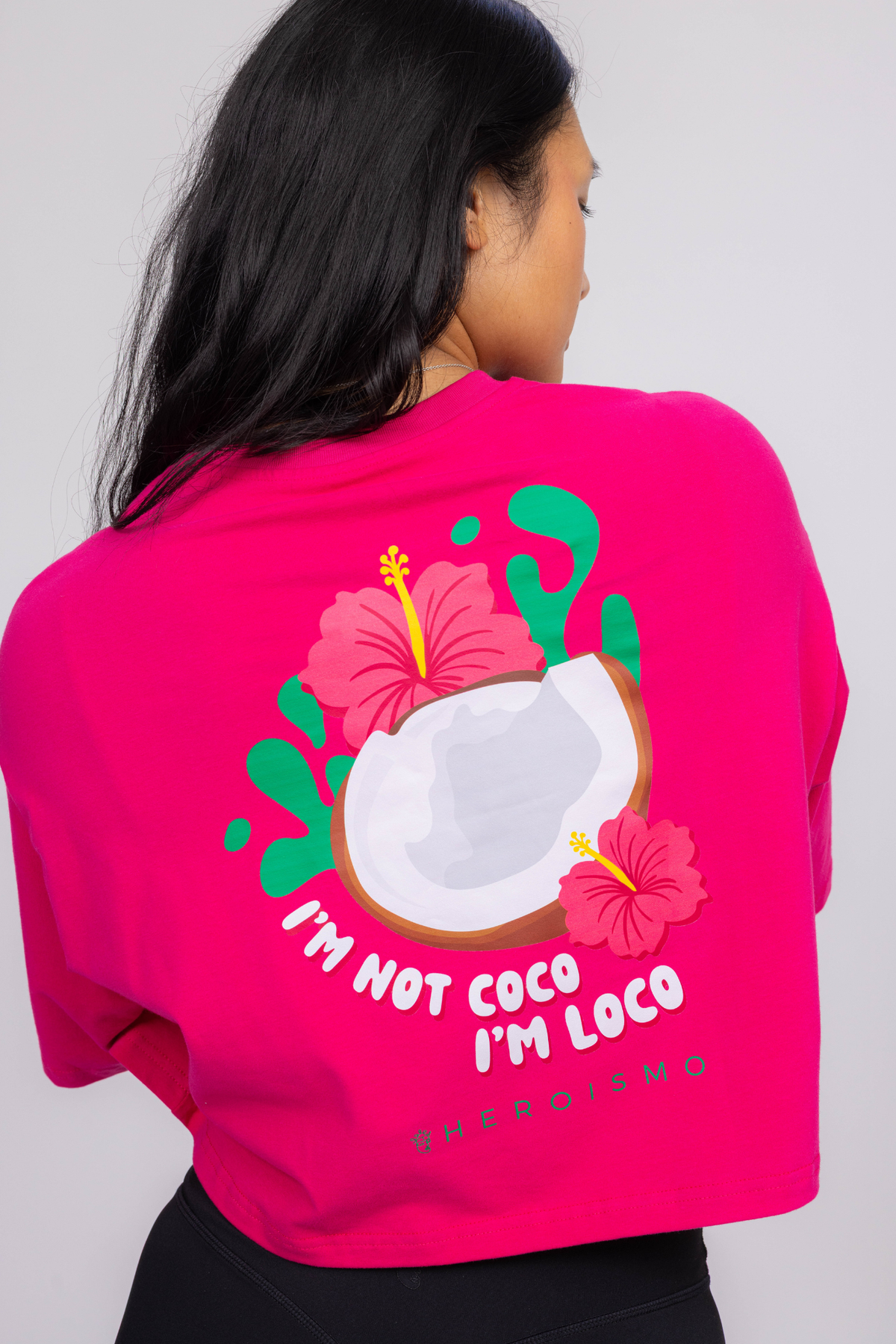 Justine Cropped T-shirt - Coco