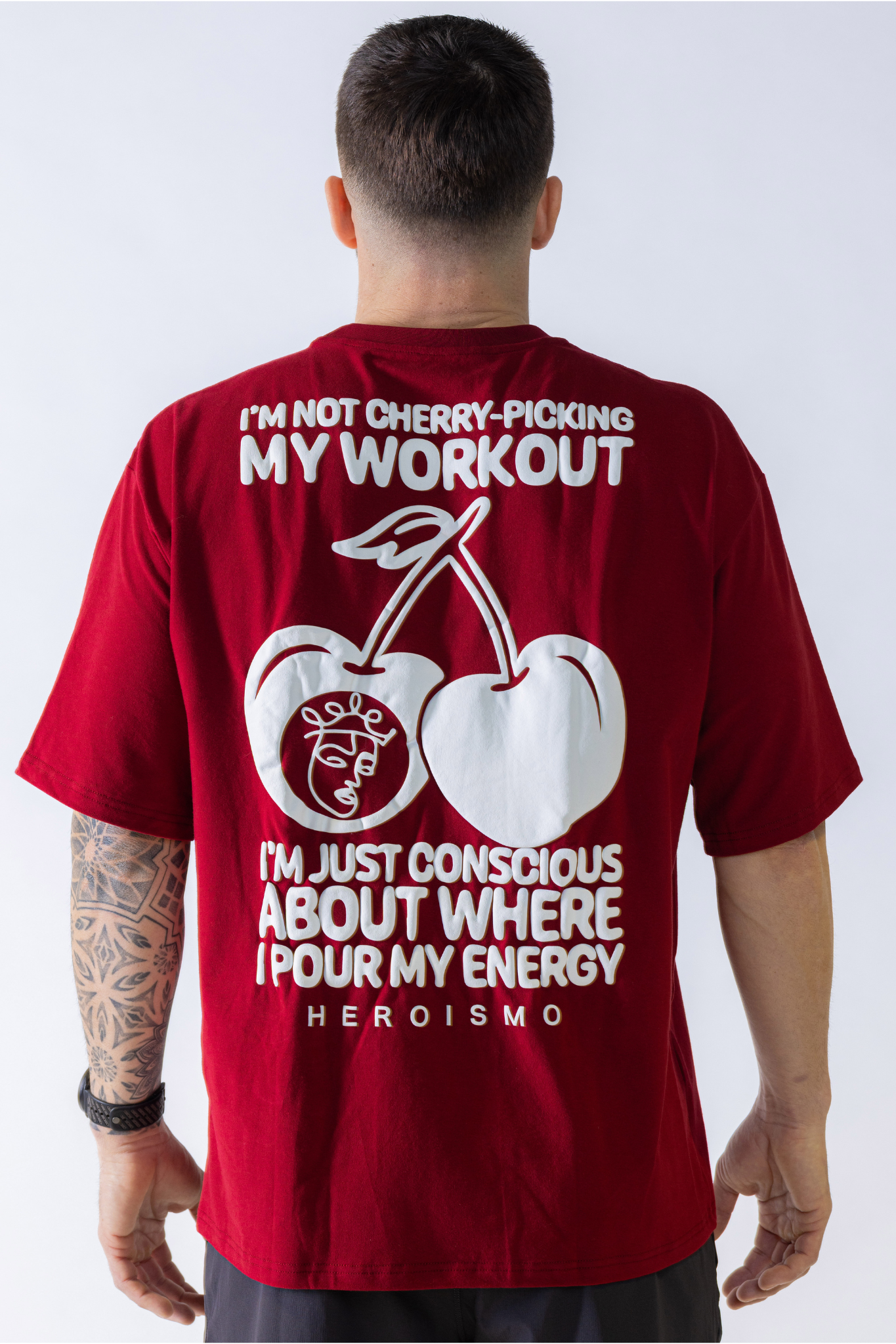 George Oversized T-Shirt Unisex– Relaxed Fit Tee with Heat Transfer Logo