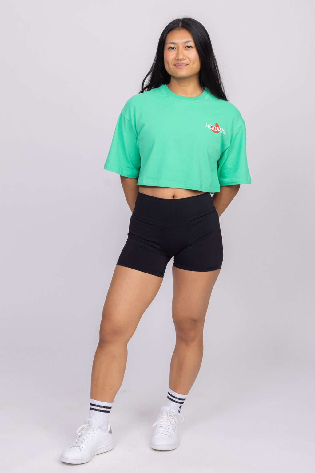 Justine Cropped T-shirt - Lemon