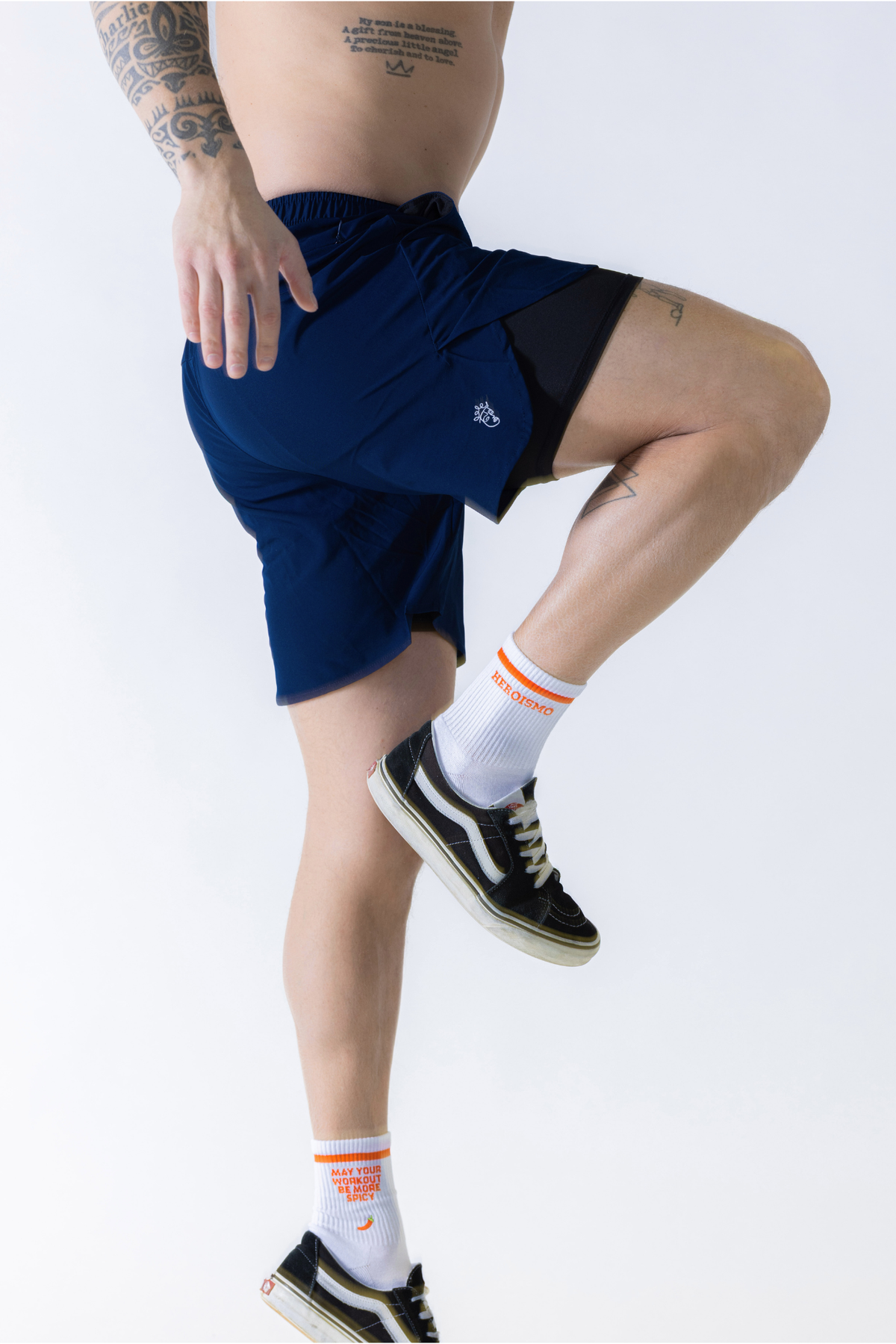 Heroismo Training Shorts with Inner Liner – High Performance Stretch