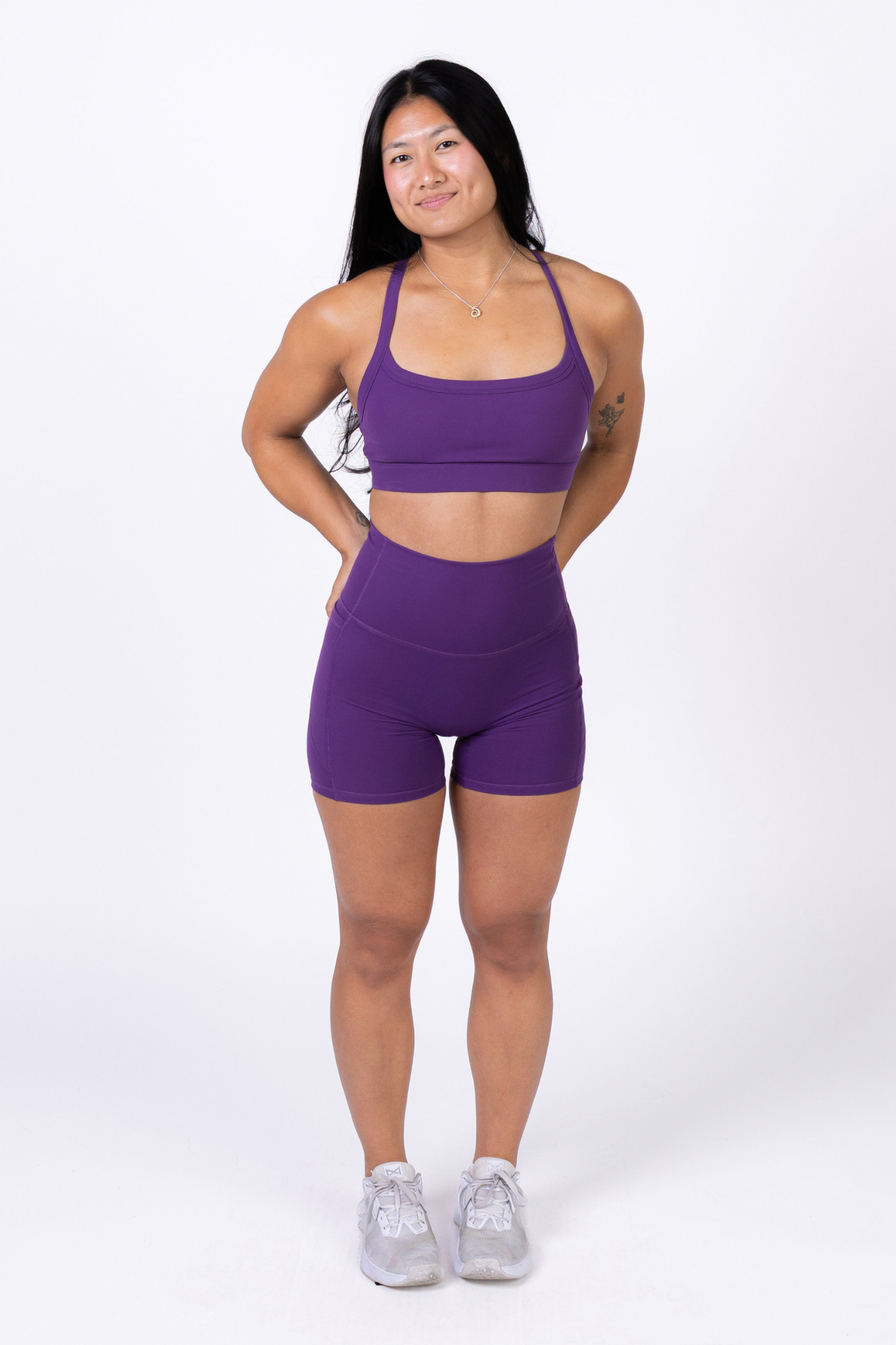 Claire Shorts Pockets - Vibrant Purple