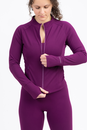 [Final Sale] Christelle Jacket - Dark Plum