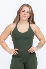 Madeleine Bra V2 - Crocodile Green