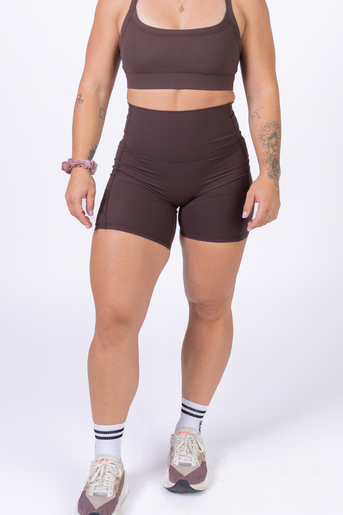 Claire Shorts Pockets - Espresso