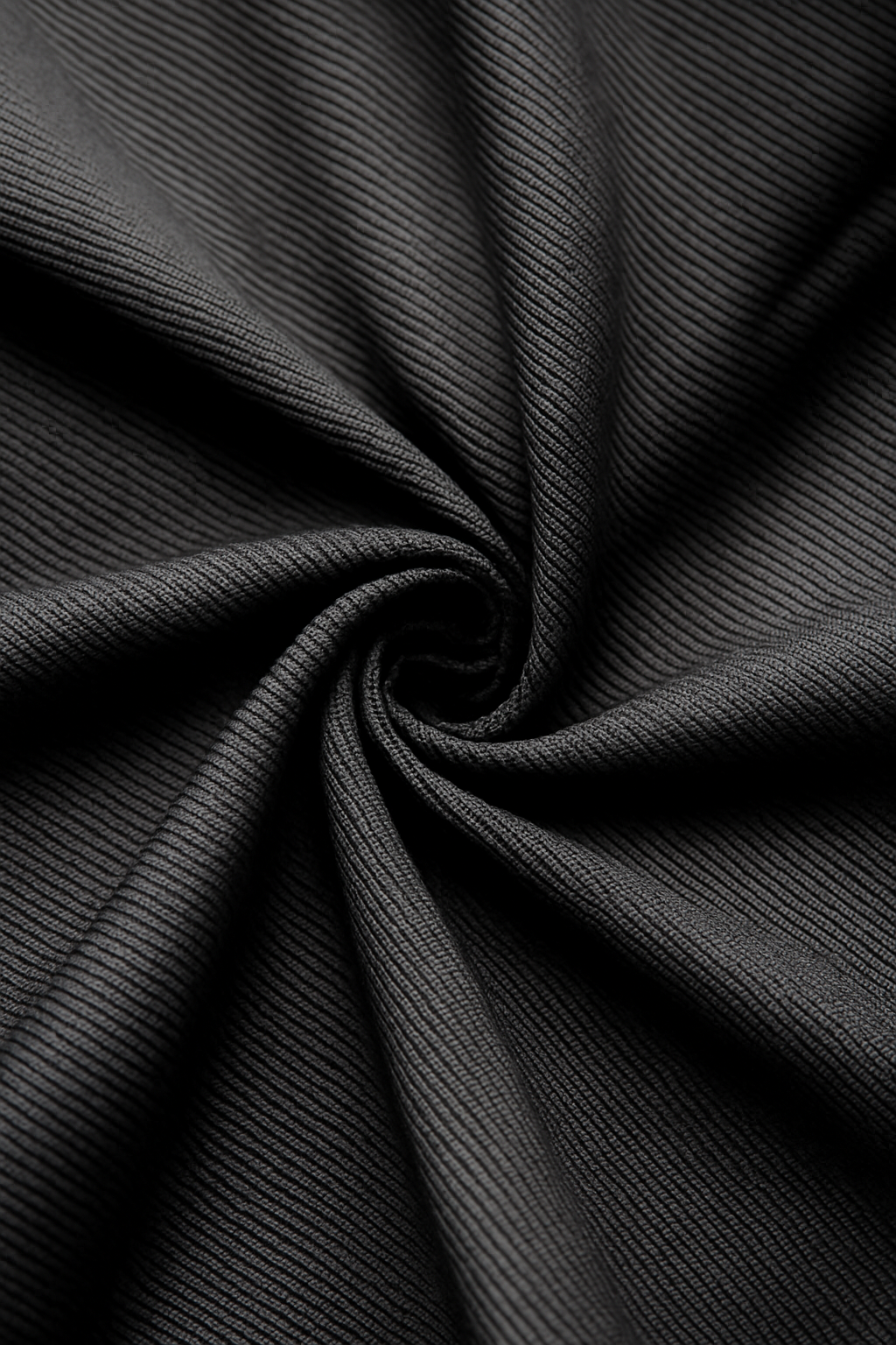 Morgane Ribbed Tank Top - Black