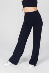 Cheryl Straight Legs Pants - Black