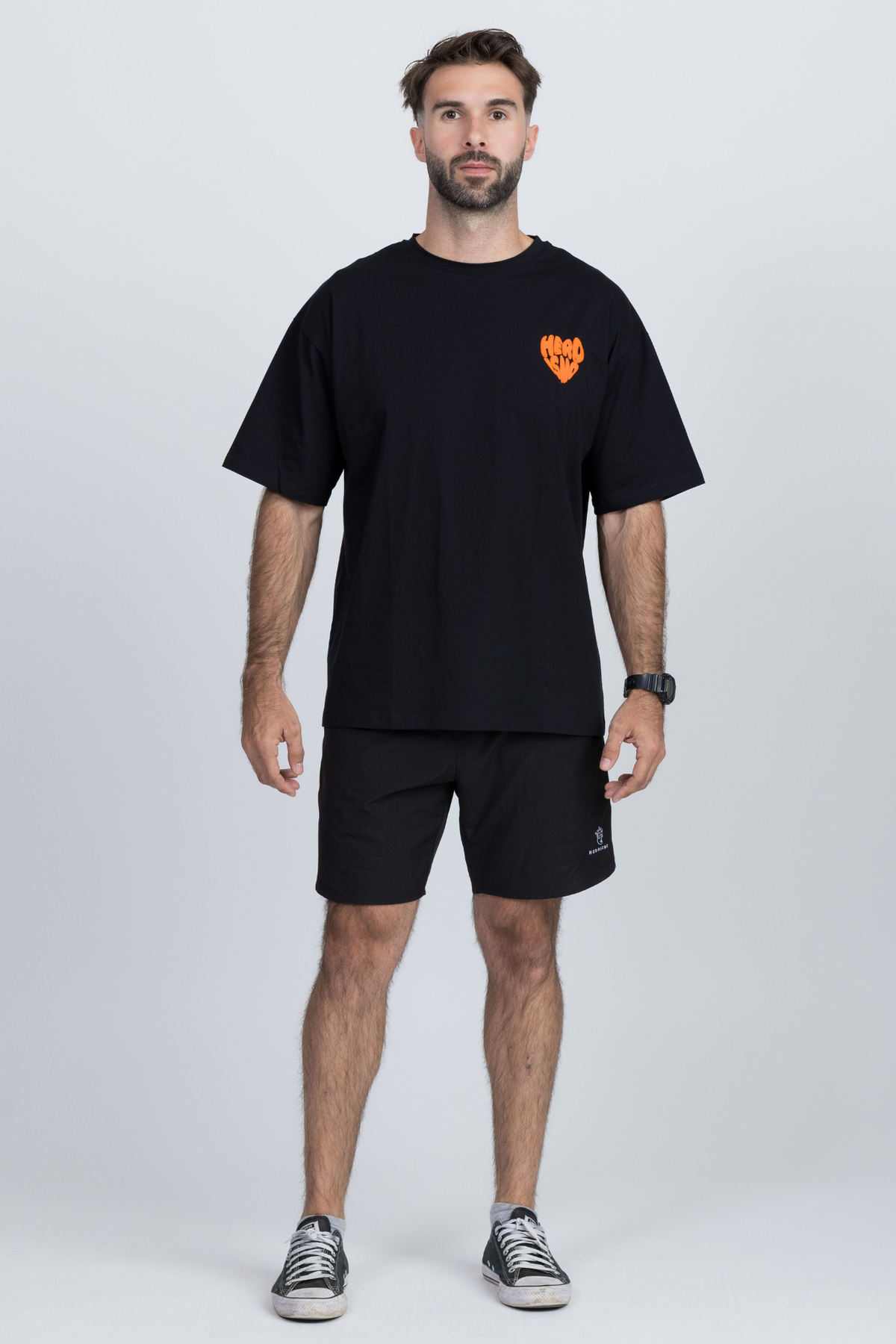 Cruise Oversized T-Shirt - Black Flame