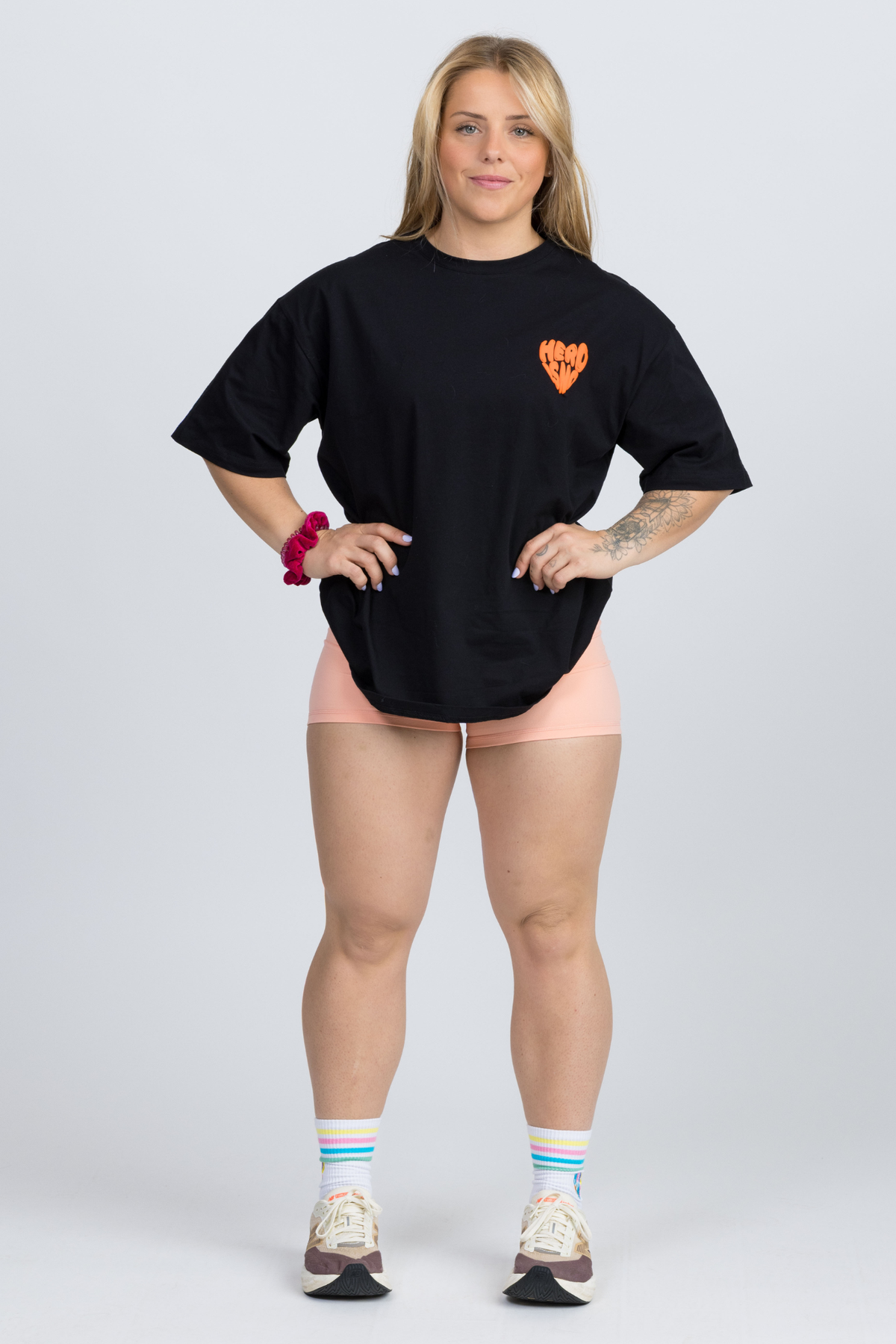 Cruise Oversized T-Shirt - Black Flame