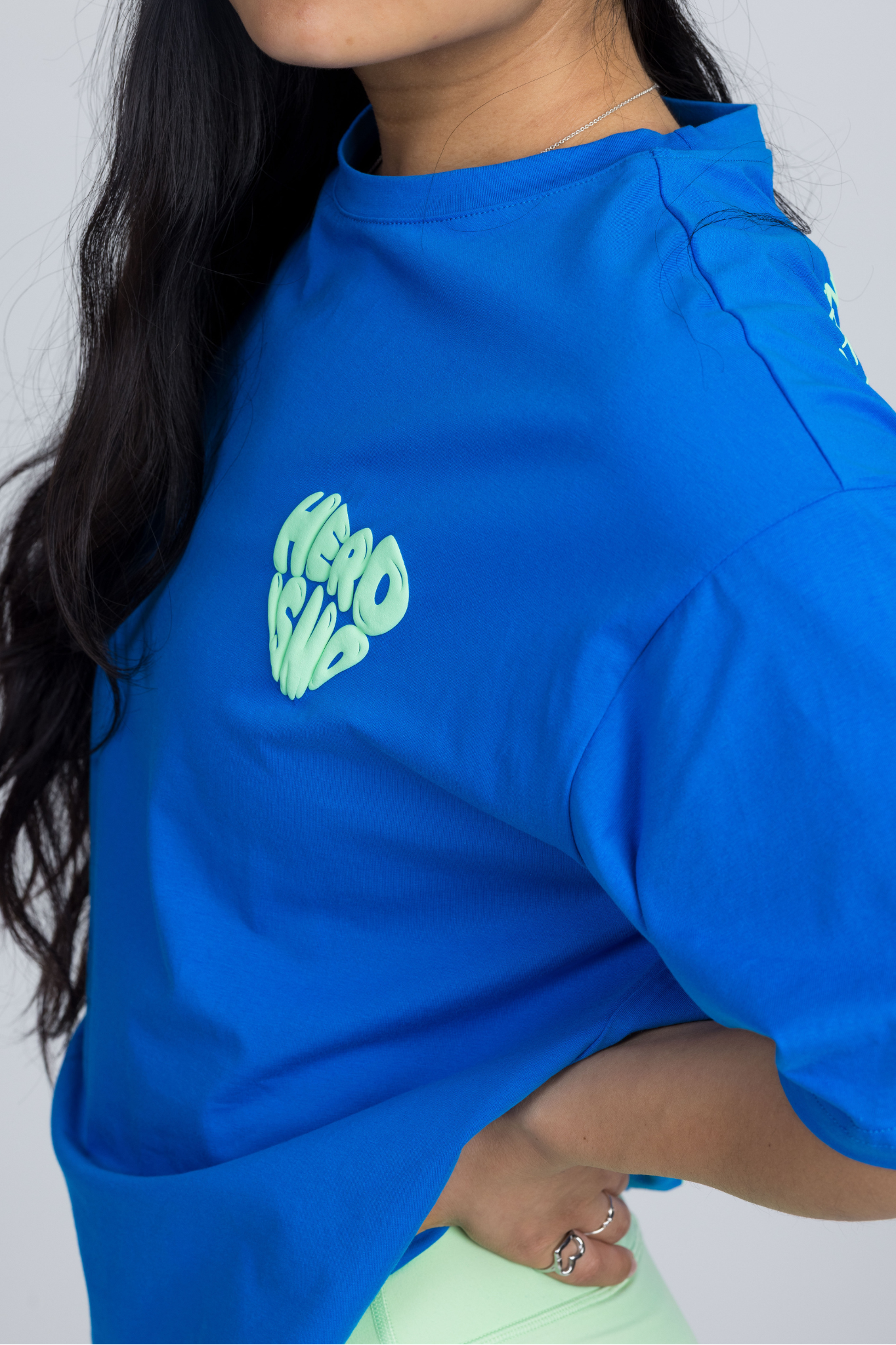 Cruise Oversized T-Shirt - Mint Blue