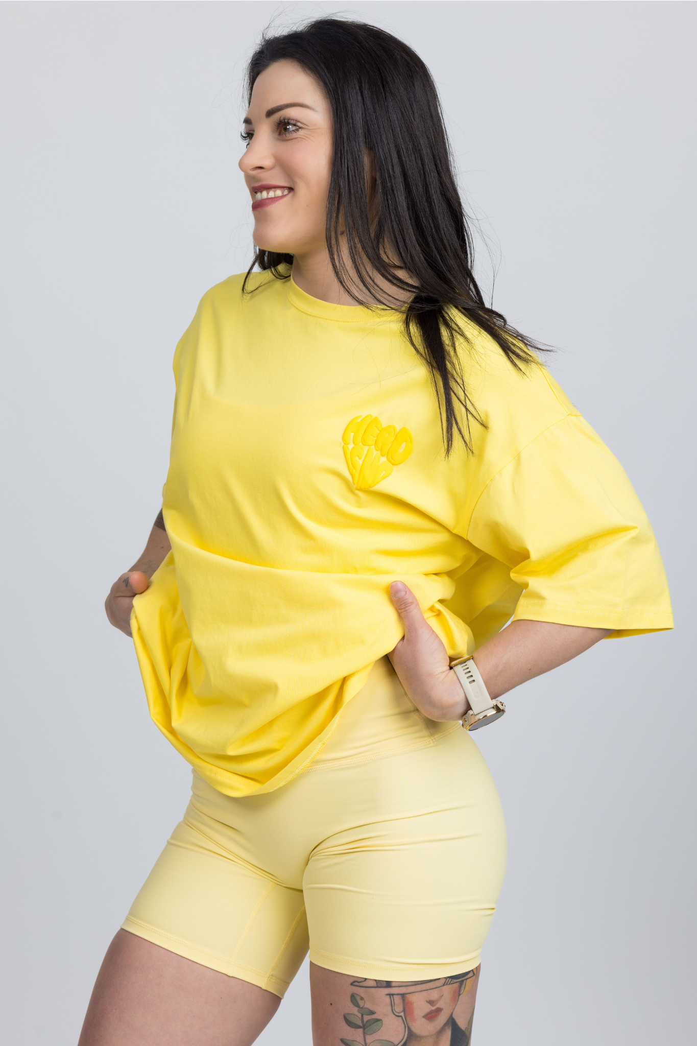 Cruise Oversized T-Shirt - Lemon Yellow