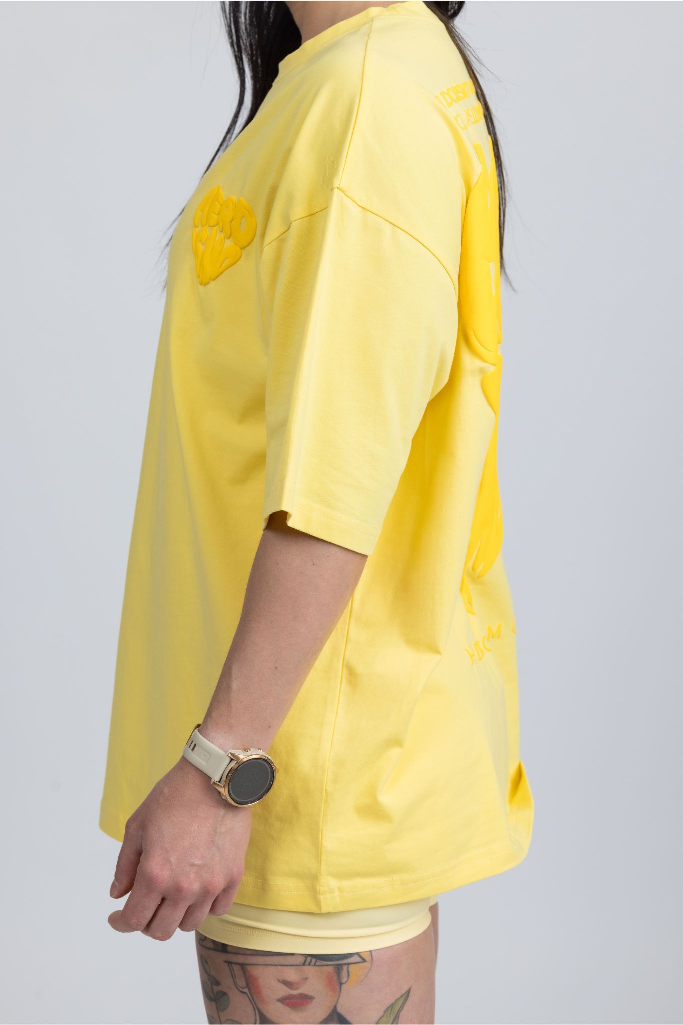 Cruise Oversized T-Shirt - Lemon Yellow