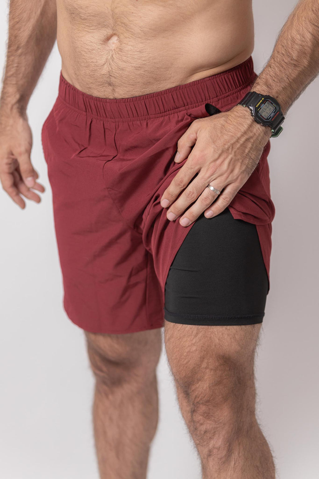 Jordan Shorts - Mighty Maroon