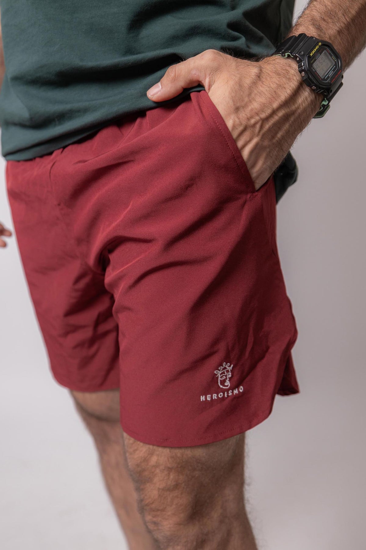 Jordan Shorts - Mighty Maroon
