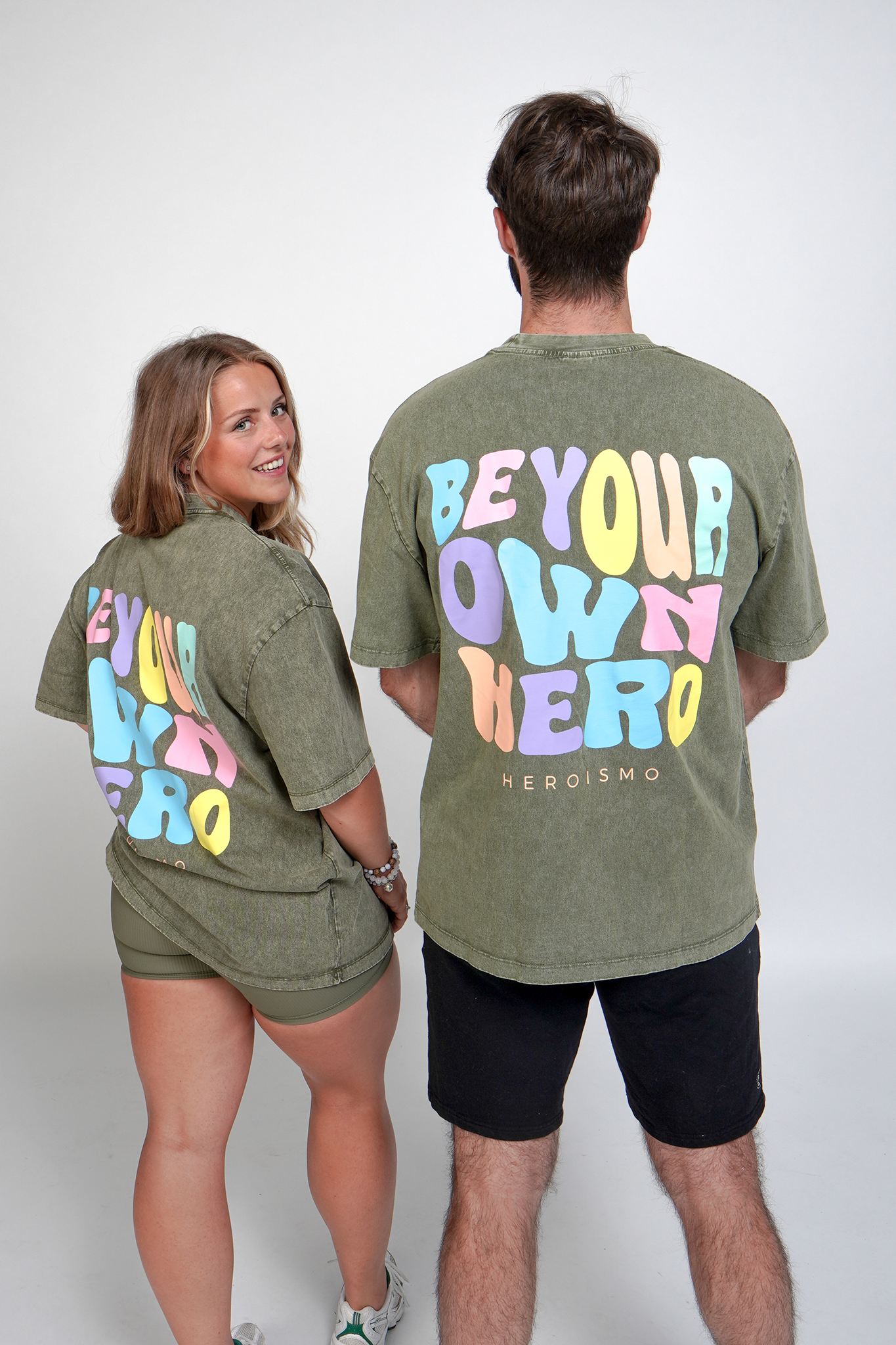J-P Oversized T-shirt - Crocodile Green