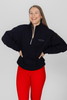 Julia Zip Sweatshirt - Black