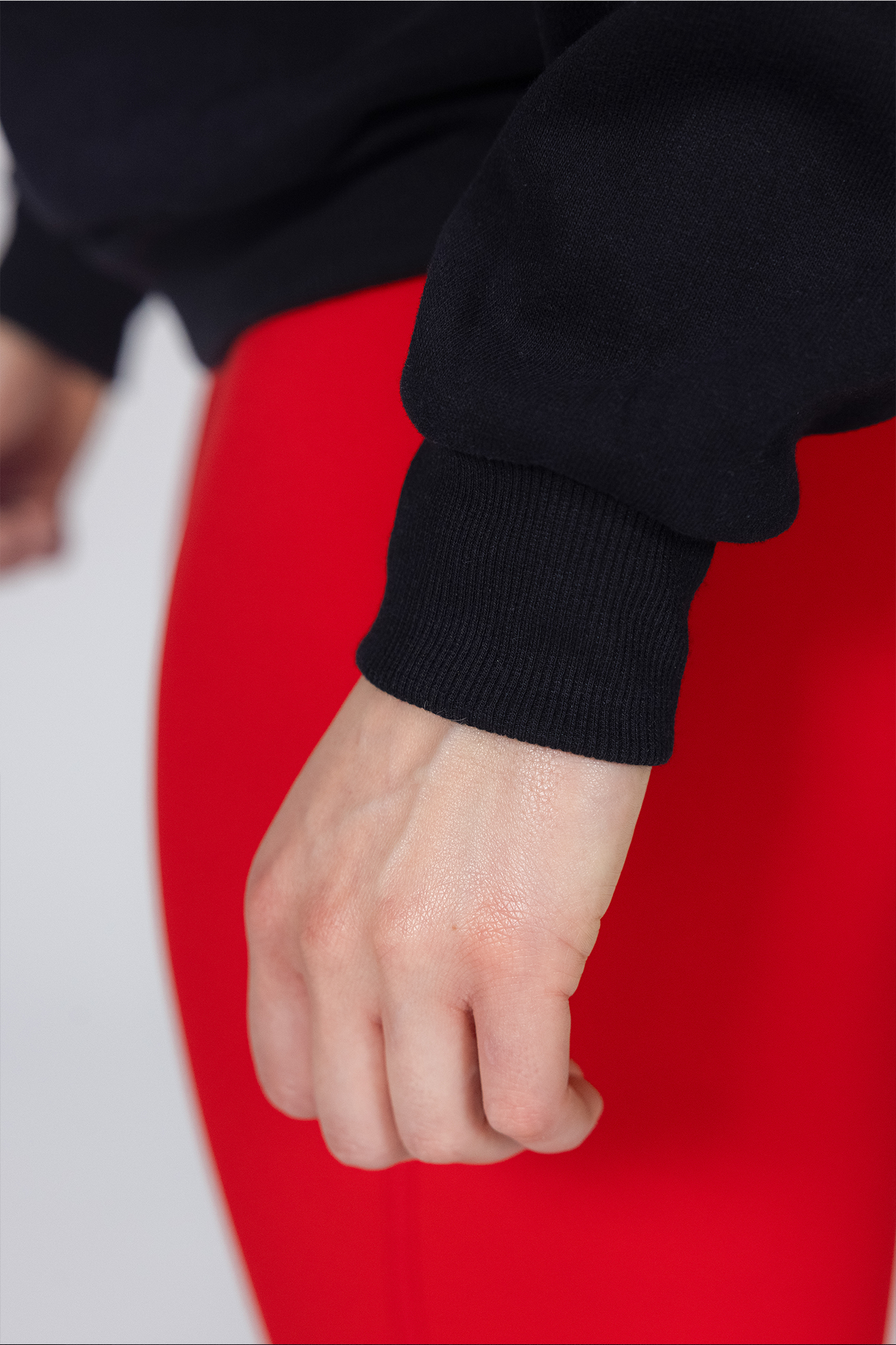 Julia Zip Sweatshirt - Black