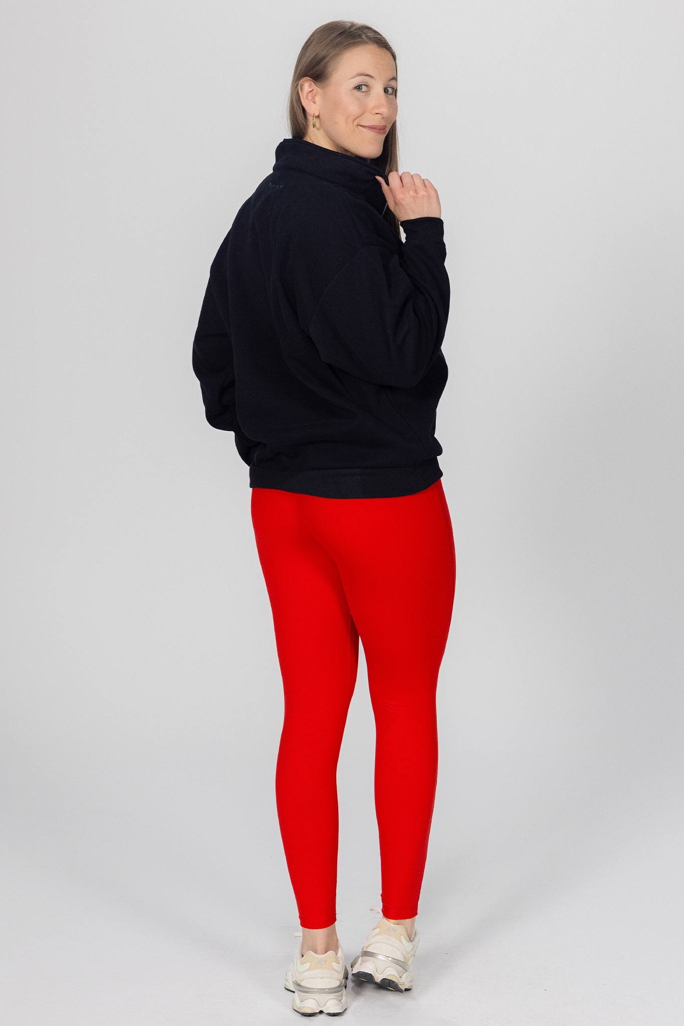 Julia Zip Sweatshirt - Black